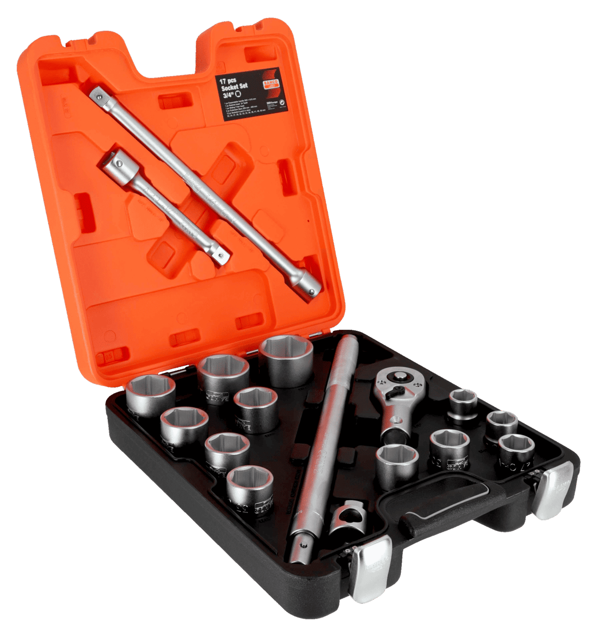 Set de bocallaves Bahco 17 piezas